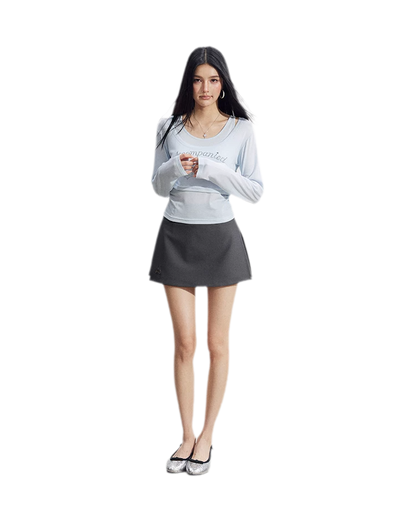 Bow Rhinestone T-Shirt Set