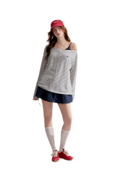 Lyocell Off Shoulder Top