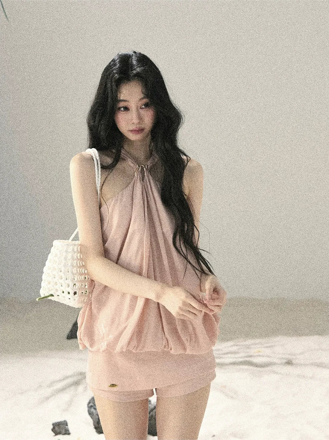 Misty Pink Culotte Set