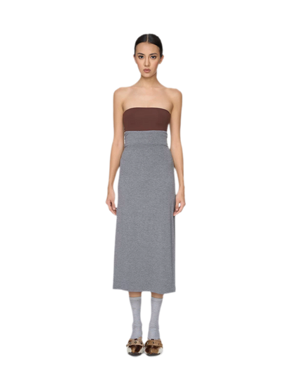Straight Tube Midi Dress