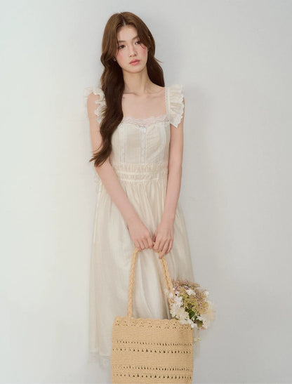 Lace Trim Slip Dress