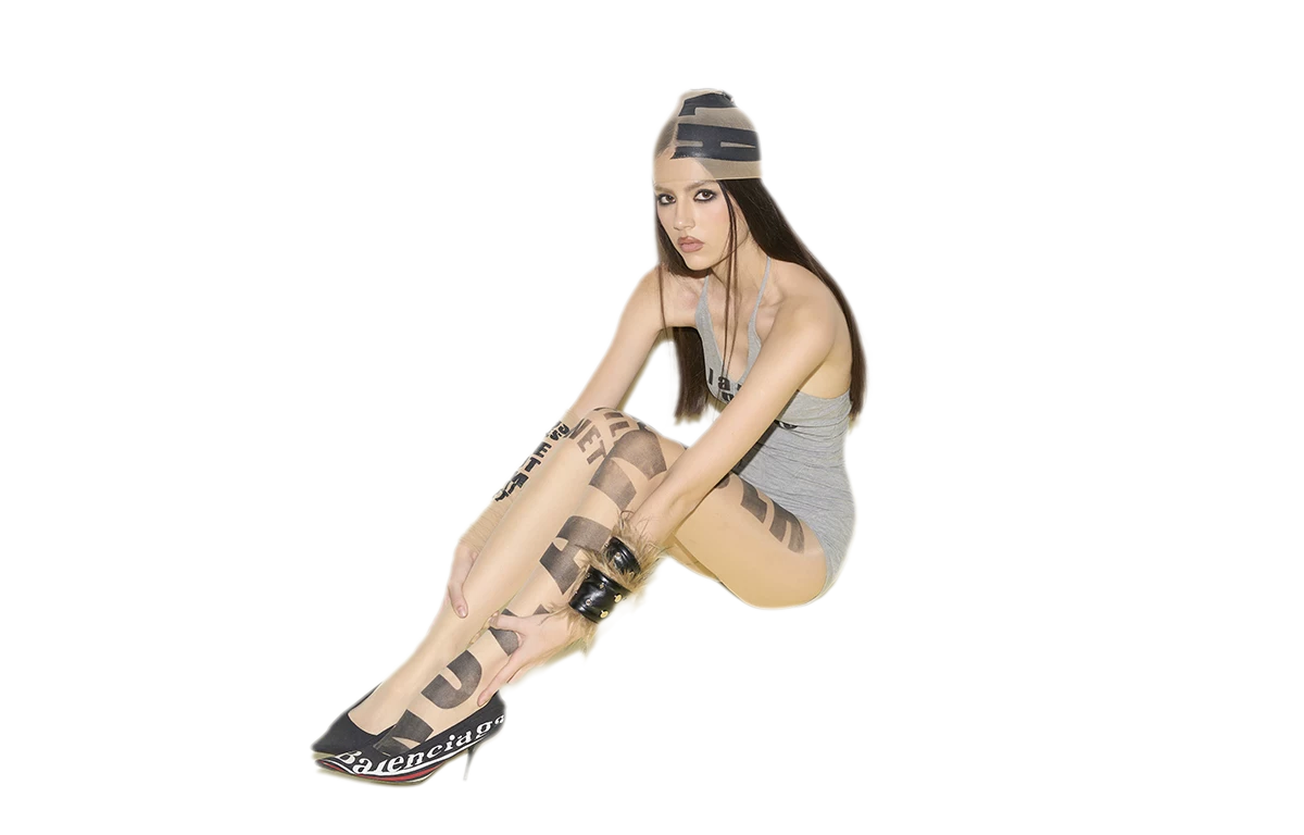 Sheer Letter Tights