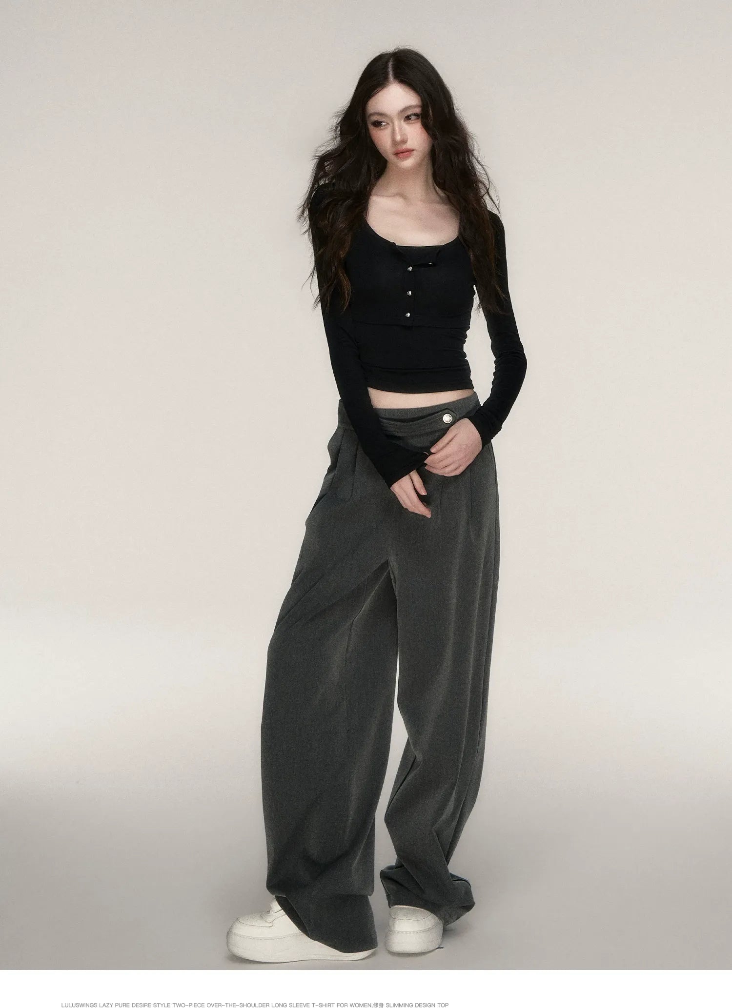 Napoleon Wide-Leg Suit Trousers