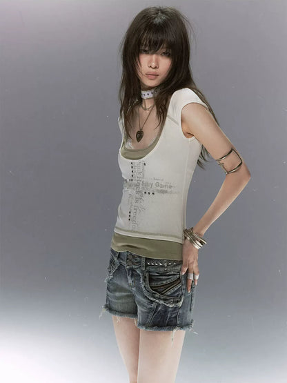 Punk Cross Graffiti Tee