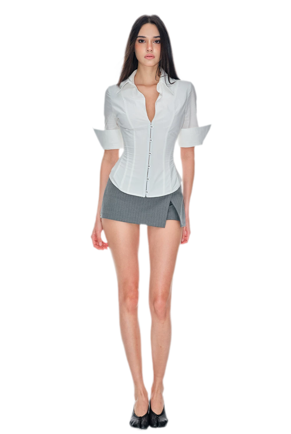 Steel Boned Waist Shirt