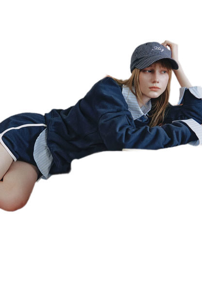 Embroidered Graphic Crewneck Sweatshirt