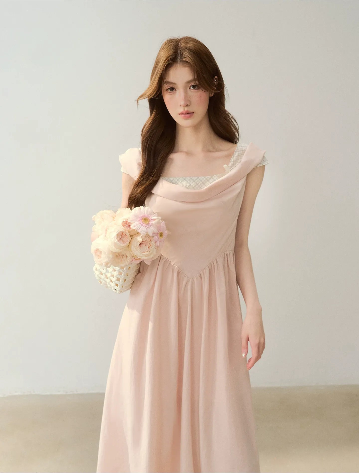 Lyocell Check Dress