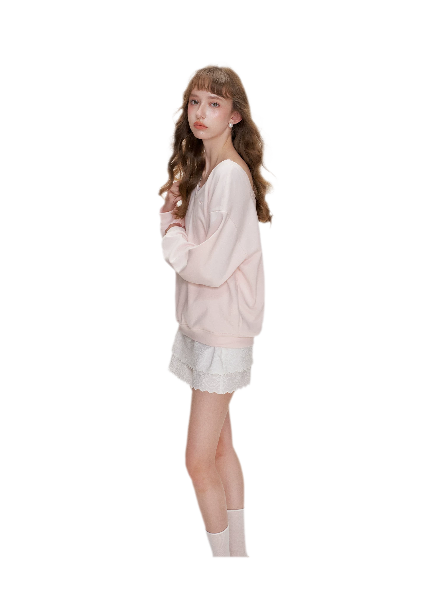 Cotton Embroidered Ruffle Dress