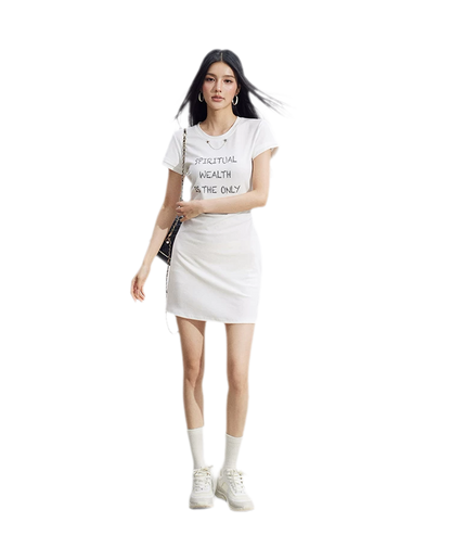 Chain Detail T-Shirt Dress