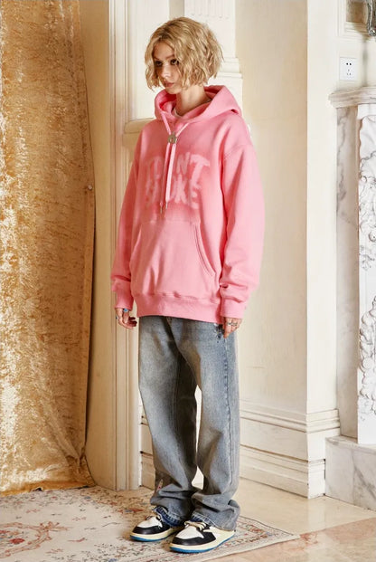American Style Shadow Print Hoodie
