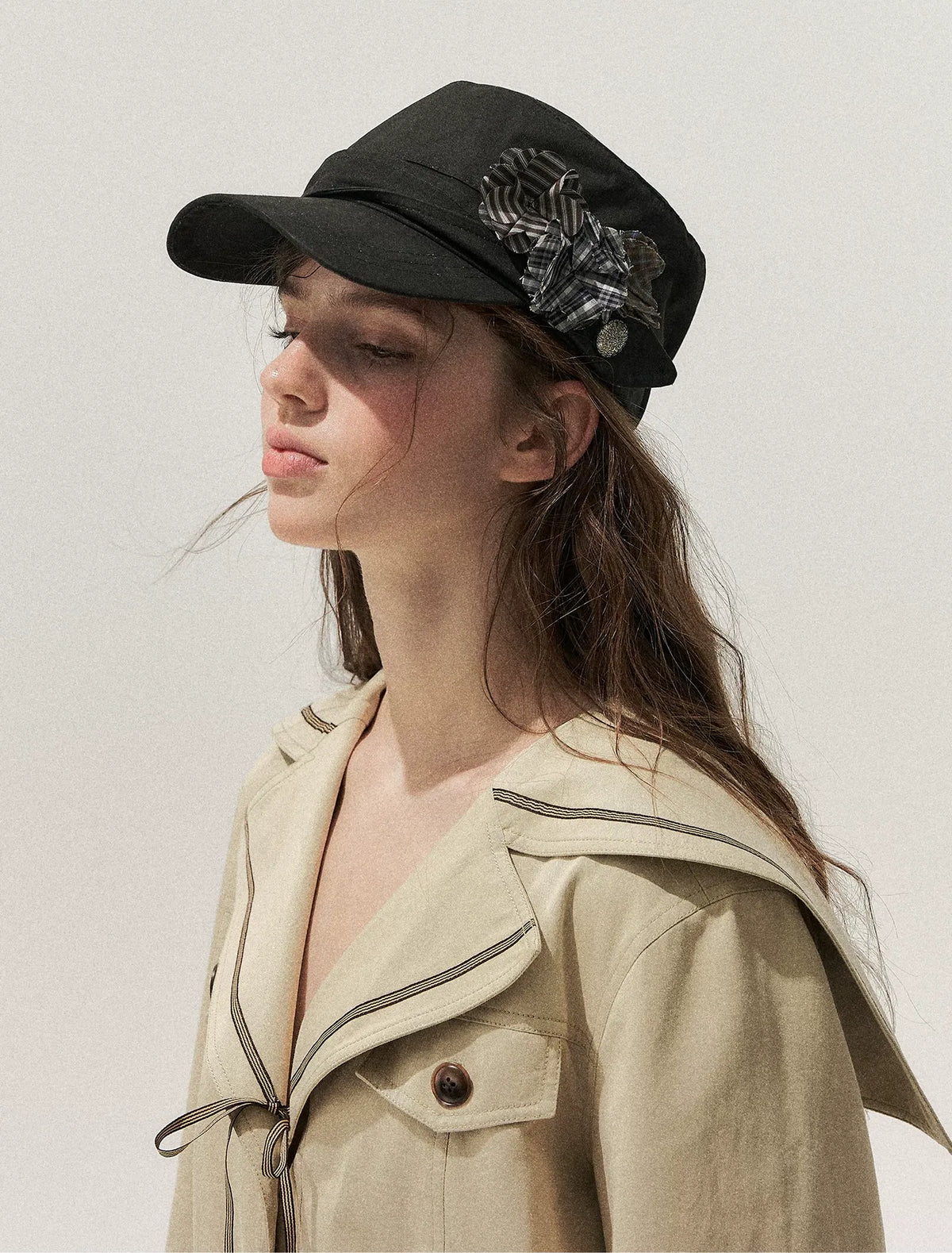 Handmade Floral Riding Hat