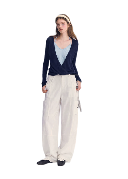 Lyocell Faux Two Knit