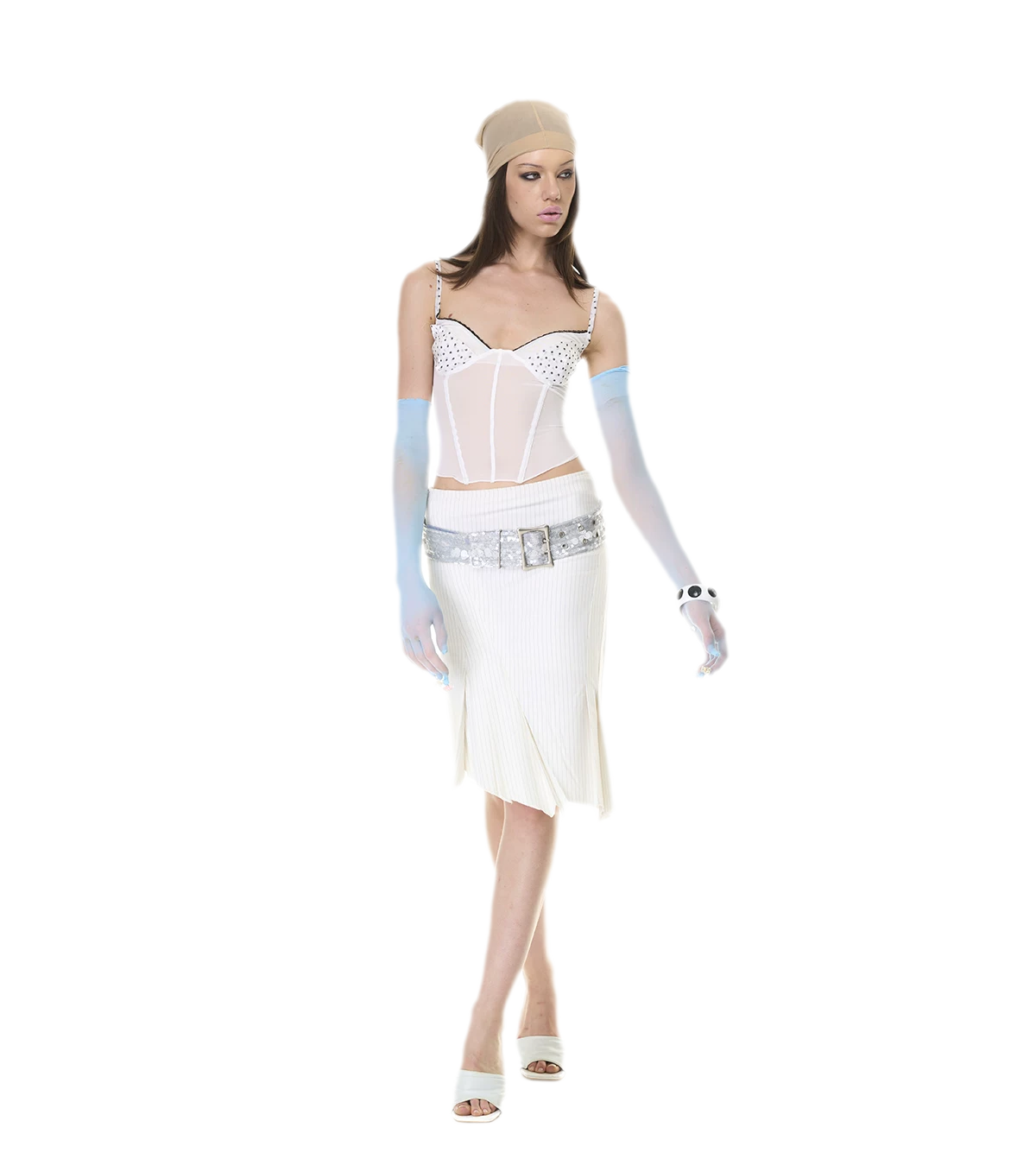 Lace Mesh Slim Cami