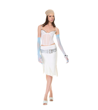Lace Mesh Slim Cami