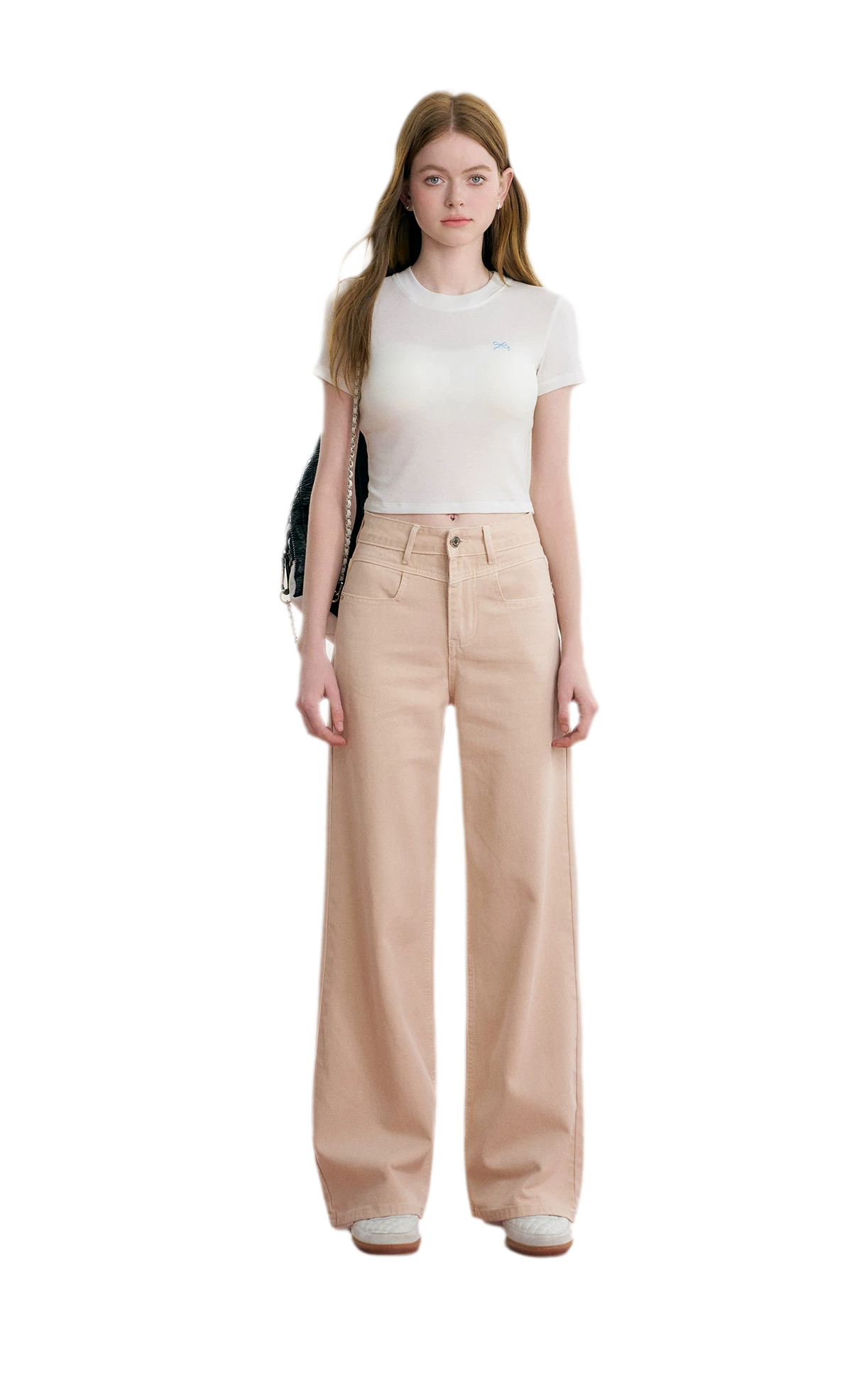 High-Waist Wide-Leg Jeans