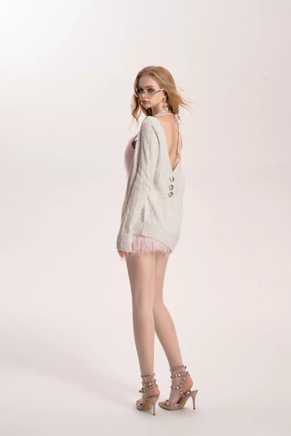 Reversible Knit Cardigan