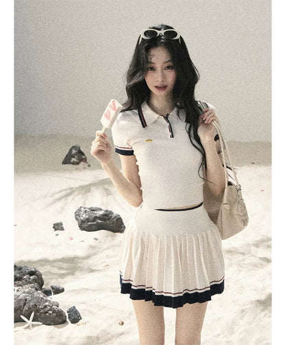 Crushed Moonlight Knit Set