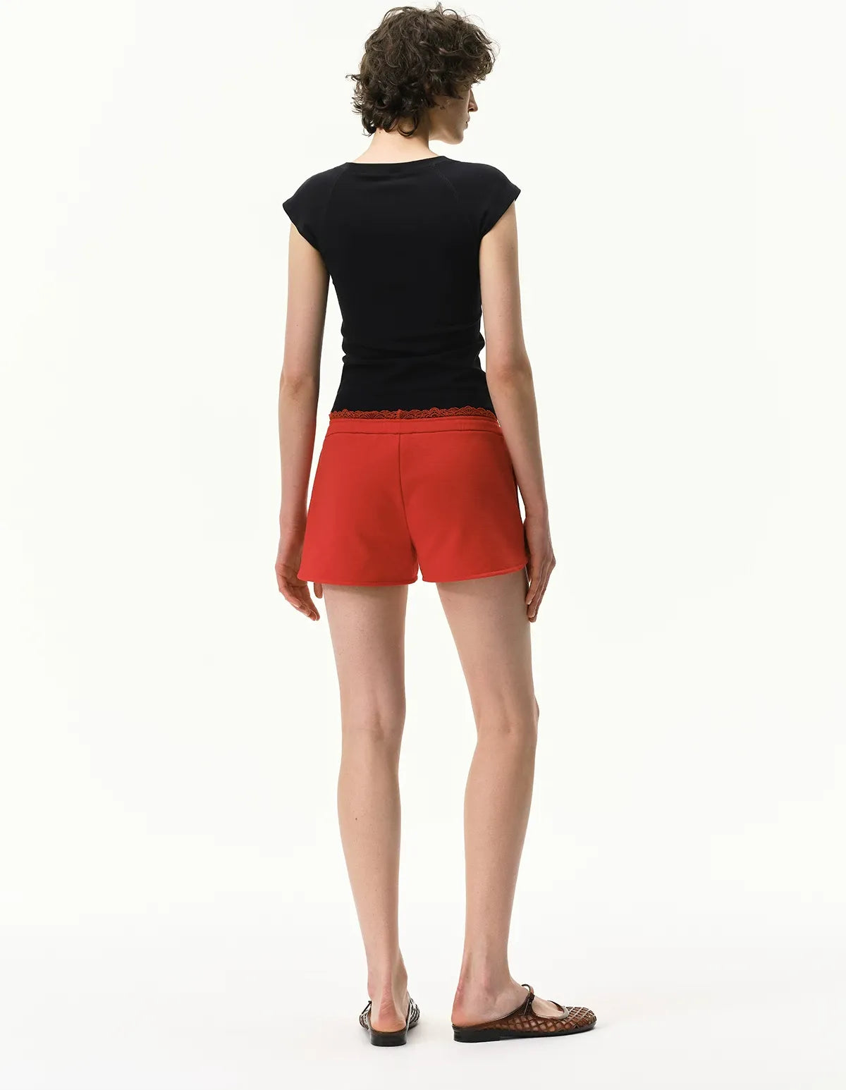 Lace Waist Shorts