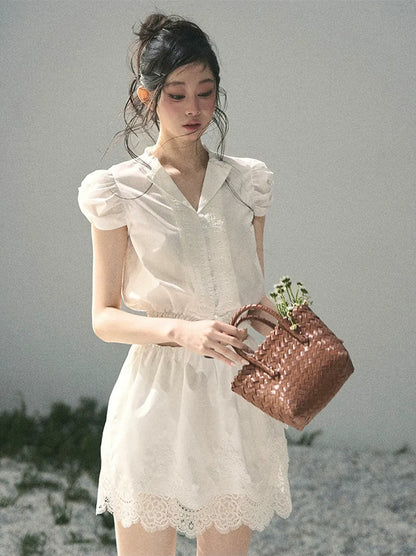 Lace Two-Way Set