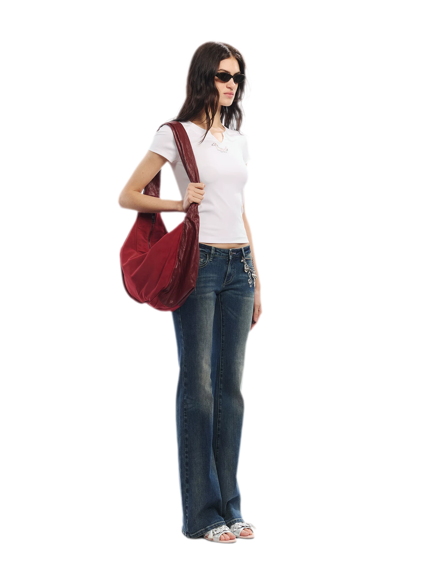 Summer V-neck Slim Fit T-shirt