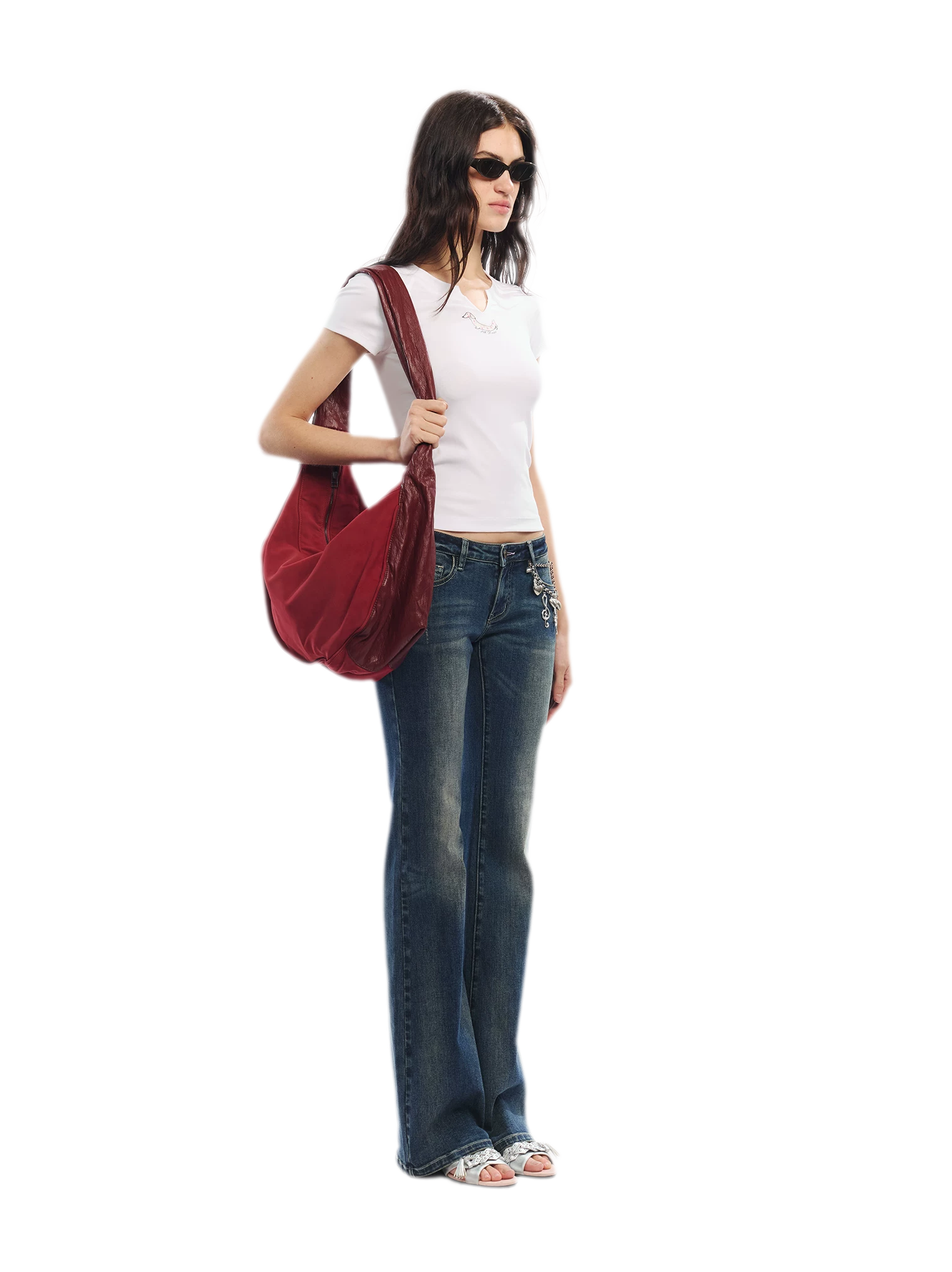 Summer V-neck Slim Fit T-shirt