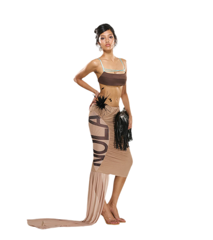 Textured Cutout Halter Camisole