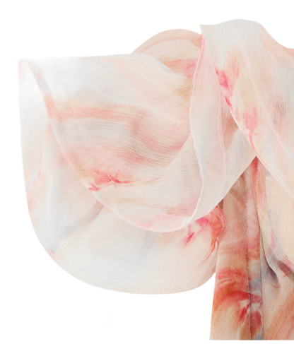 Rainbow Ruffle Corset Bustier
