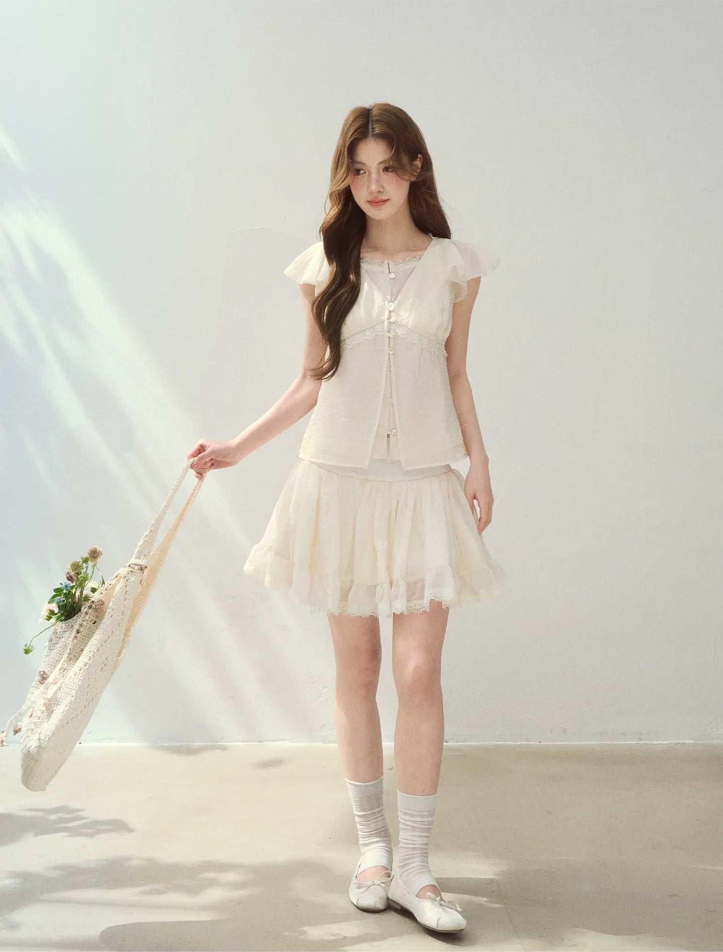 Shell Girl Blouse Skirt