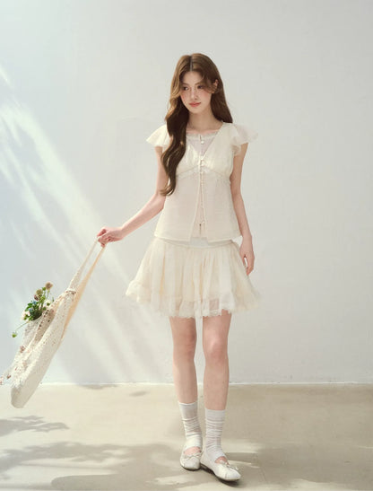 Shell Girl Blouse Skirt