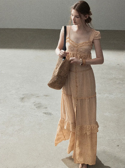 Floral Embroidered Dress