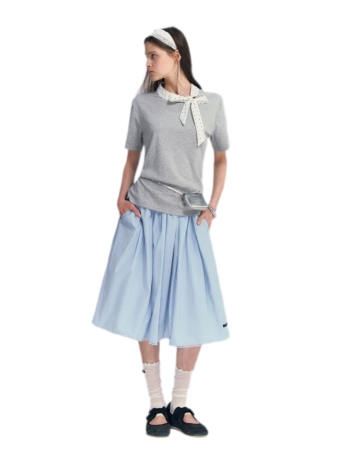 Polka Dot Bow T-Shirt