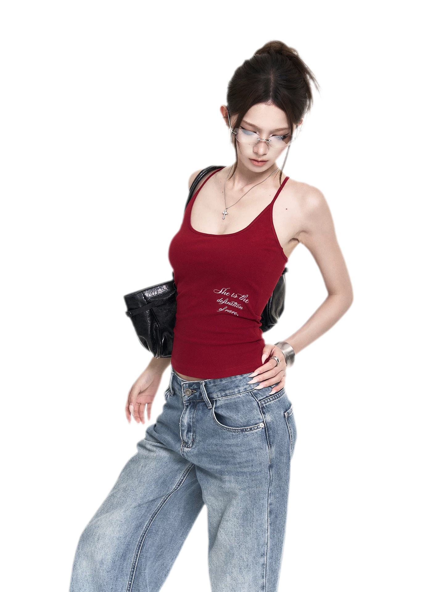 Millennium Graphic Halter Camisole