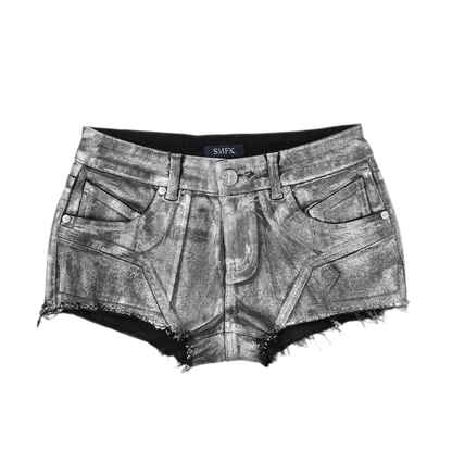 Wild Phantom Ultra Low-Rise Denim Shorts
