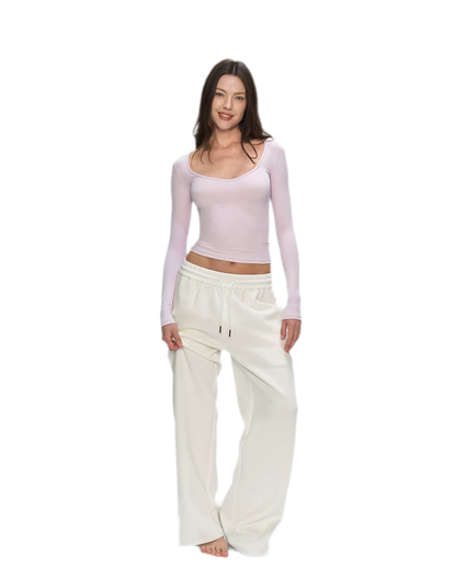 Bare-Feel V-Neck Top