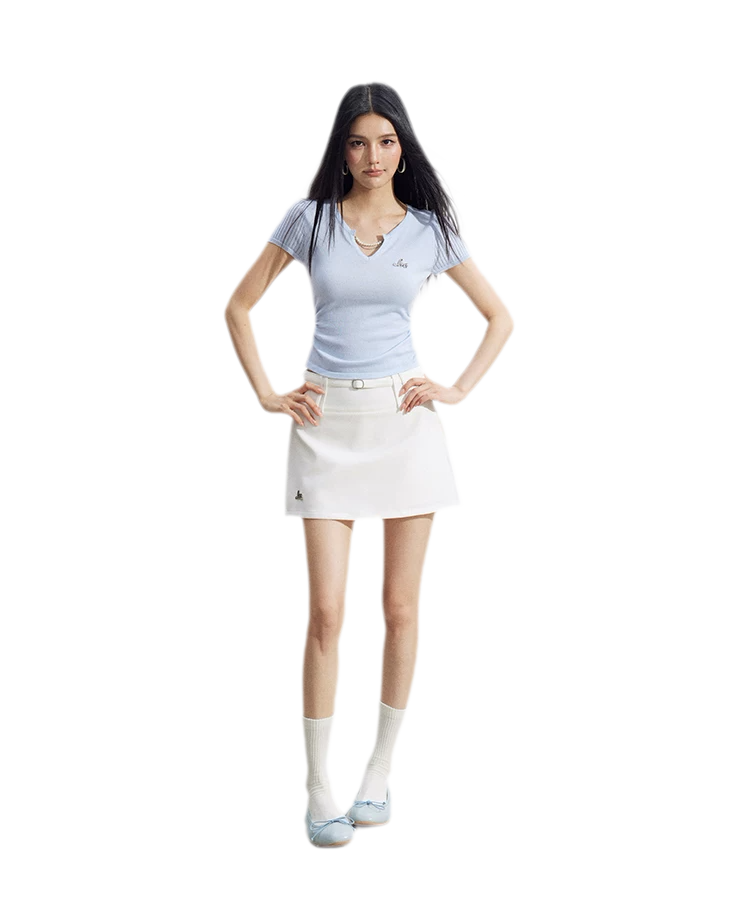 V-Neck Lyocell Tee