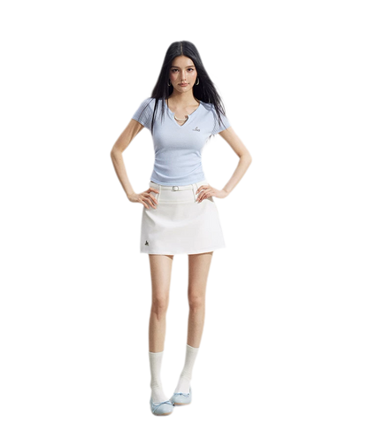 V-Neck Lyocell Tee
