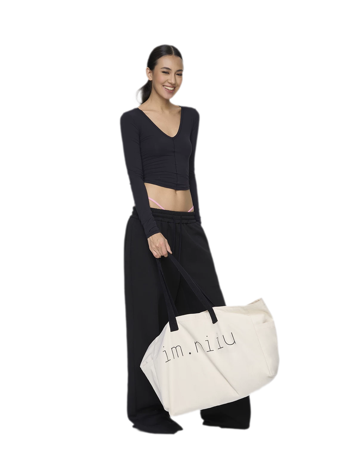Canvas Elephant Tote Bag