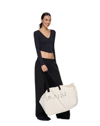 Canvas Elephant Tote Bag