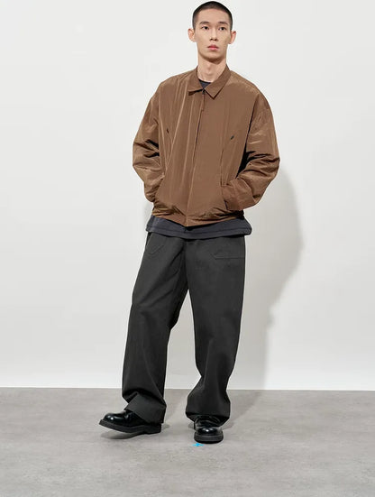 Textured Curved Panel Jacket