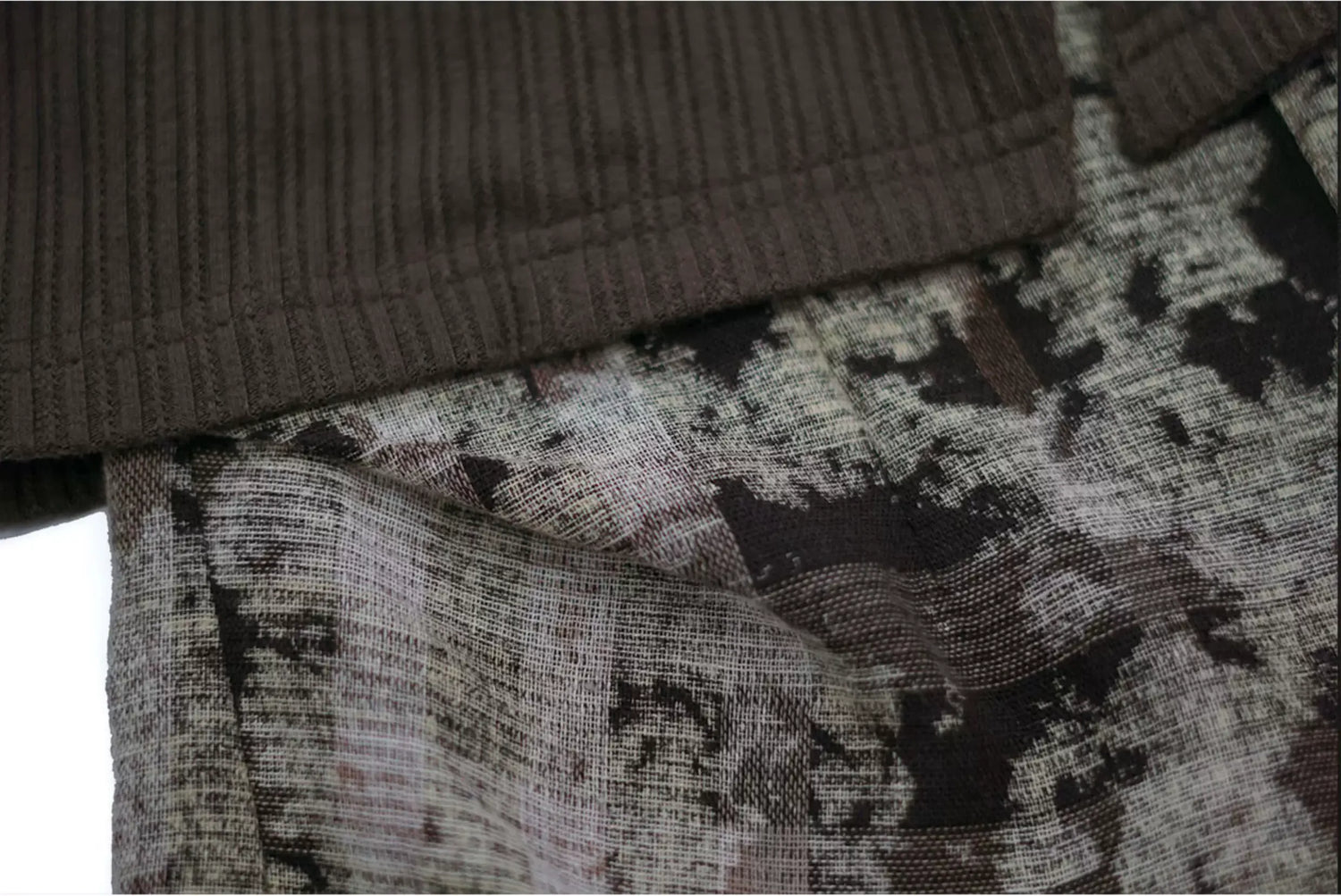 Faux Layered Patchwork Shirt