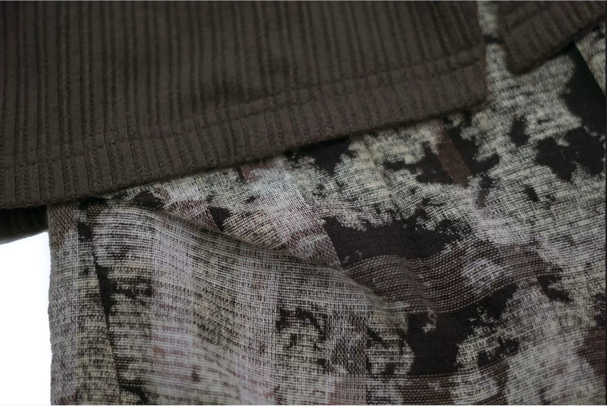 Faux Layered Patchwork Shirt