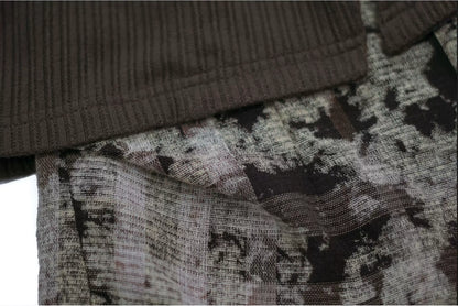 Faux Layered Patchwork Shirt
