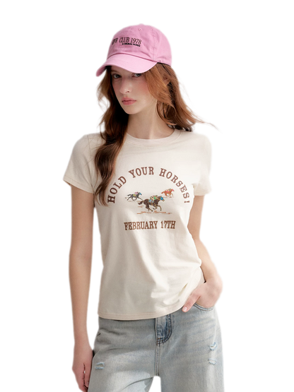 Vintage Horse Print Tee
