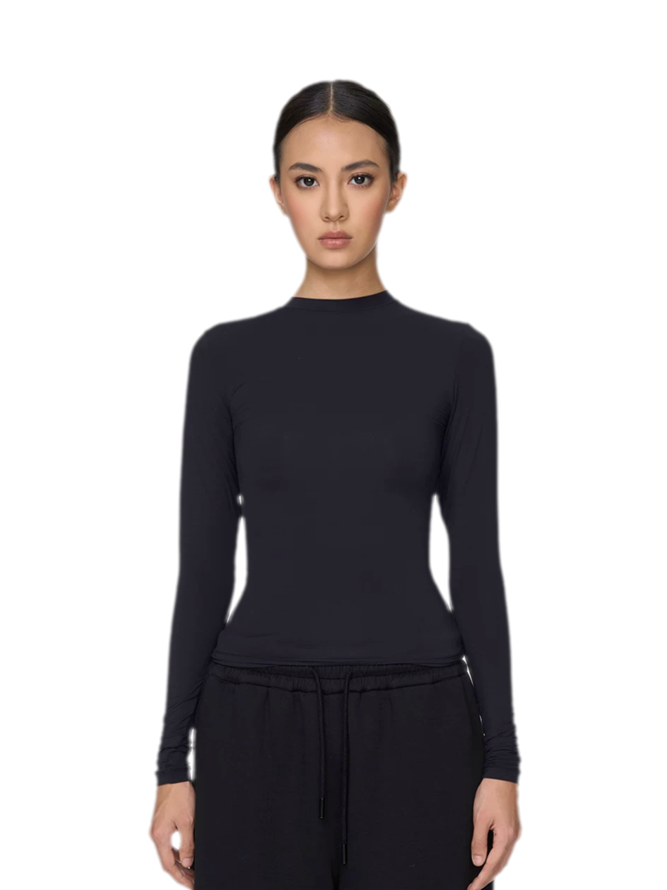 Sheer Sculpting Long Sleeve Top