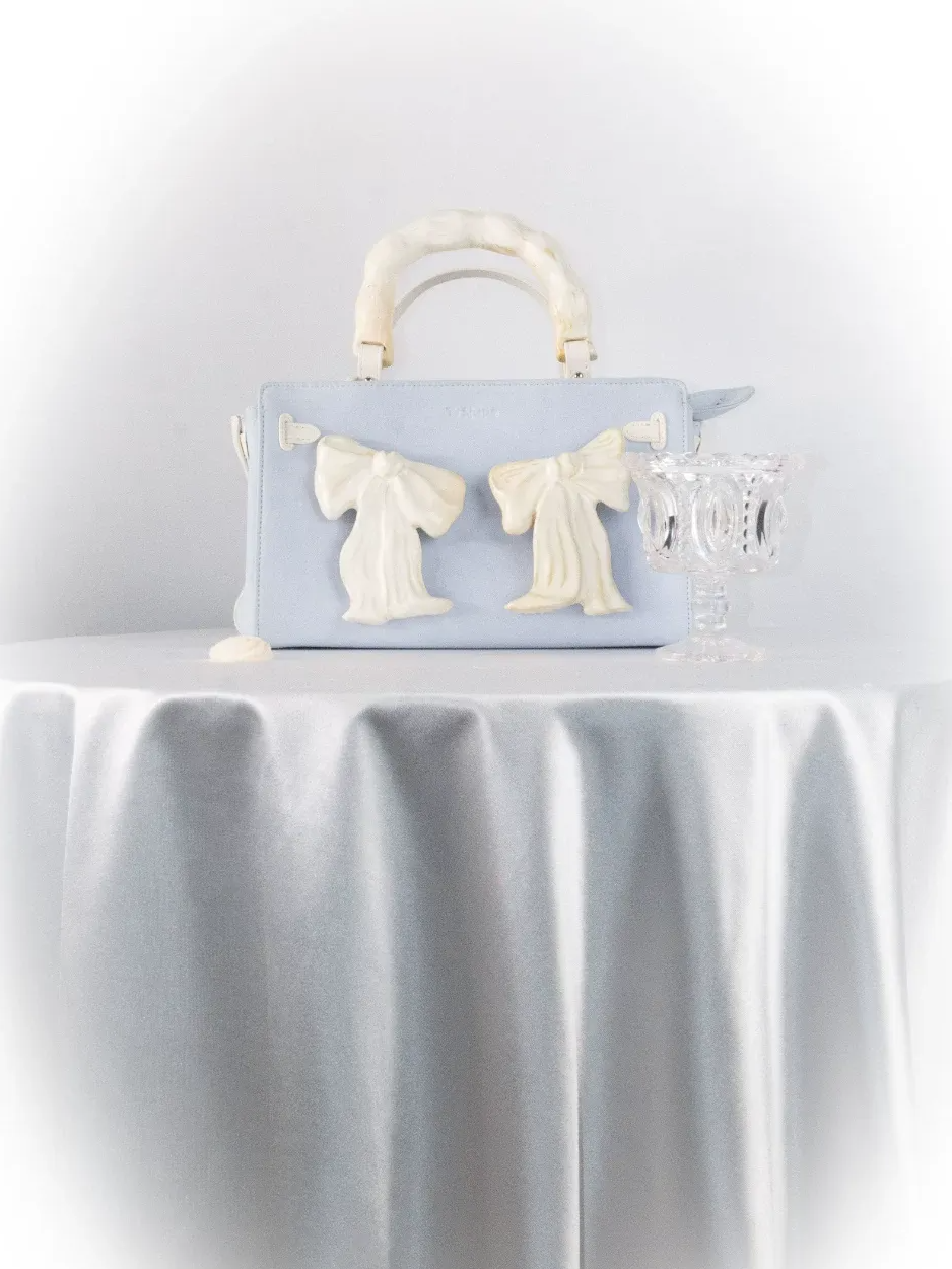 Handcrafted Ceramic Bow Bag