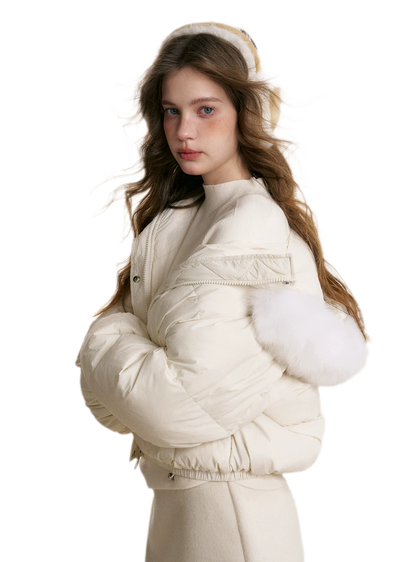 Puffer Hooded Down Jacket