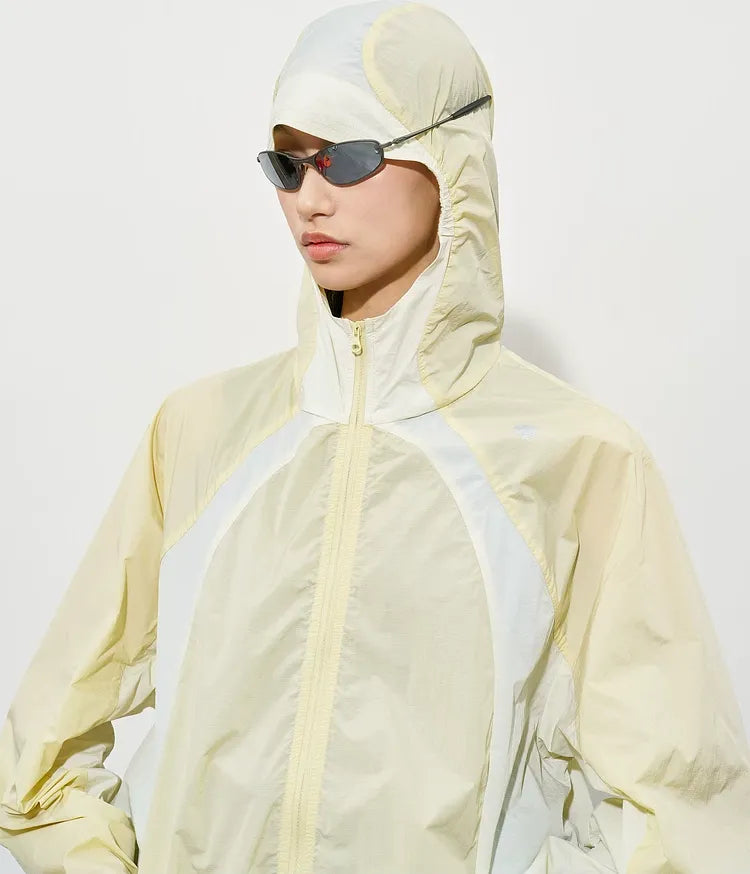 Lightweight Colorblock Hooded Jacket