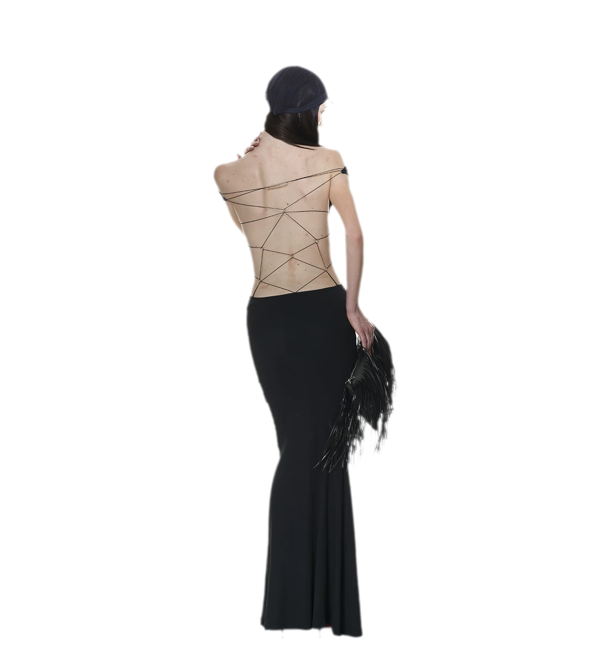 Back Tie Mermaid Dress