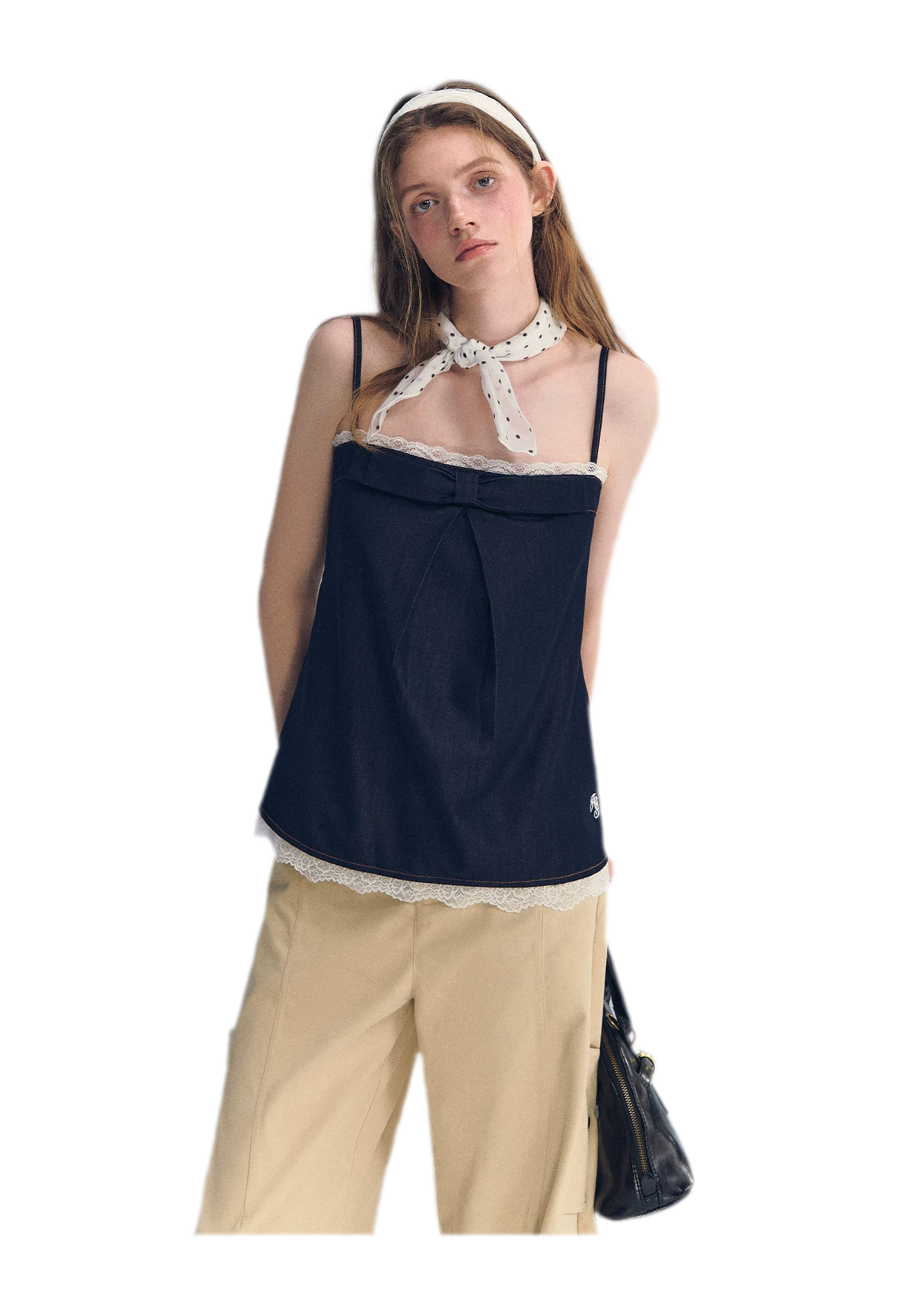 Lace Trim Cami Top