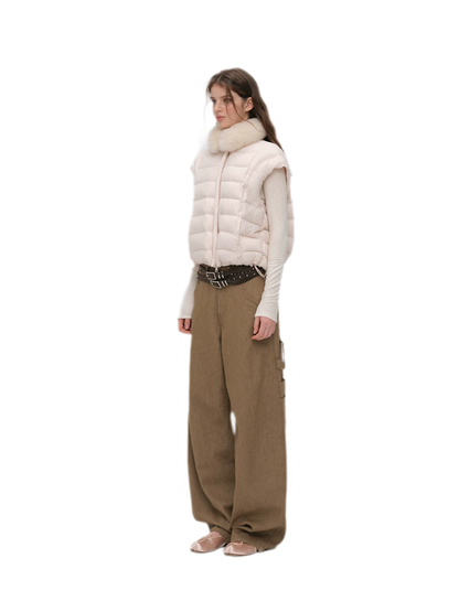 Detachable Sleeve Down Vest